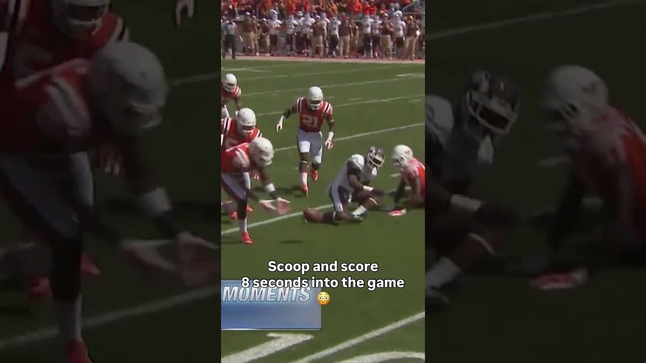 That's how you start the game strong 💪 #virginiatech #accfootball #collegefootball