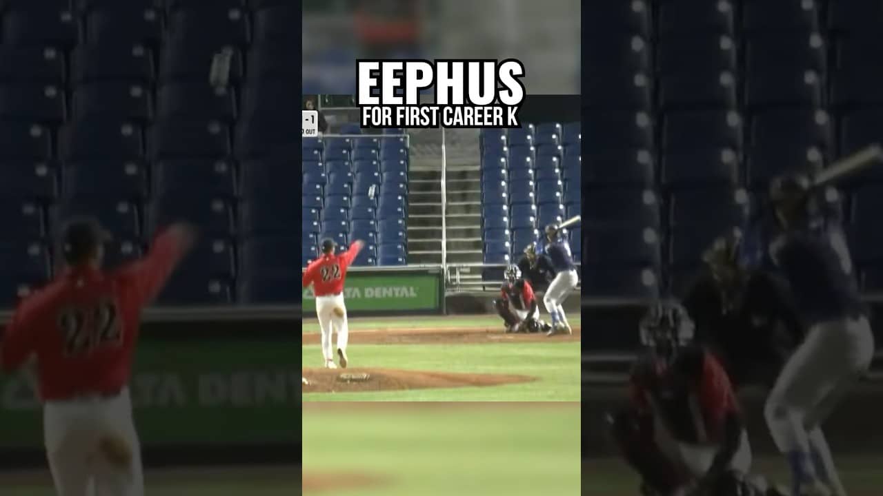 Eephus for your first career K is kinda awesome...