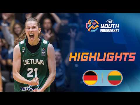 Round of 16: Germany 🇩🇪 vs Lithuania 🇱🇹 | Highlights | FIBA U20 Women's EuroBasket 2026