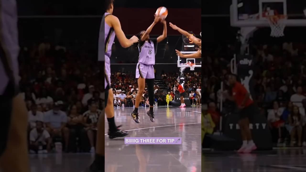 KNOCK IT DOWN Tip Hayes! 🗣️🗣️🗣️🔥 #wnba #goldenstatevalkyries #shorts