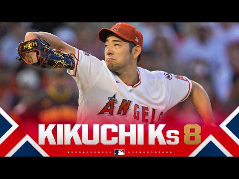 ALL 8 STRIKEOUTS from Angels starter Yusei Kikuchi! | 菊池雄星ハイライト MLB Highlights