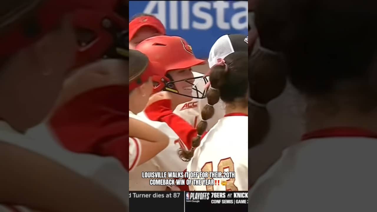 CARDS WIN‼️#louisvillecardinals #collegesoftball #ncaasoftball #softball #collegesports #sports