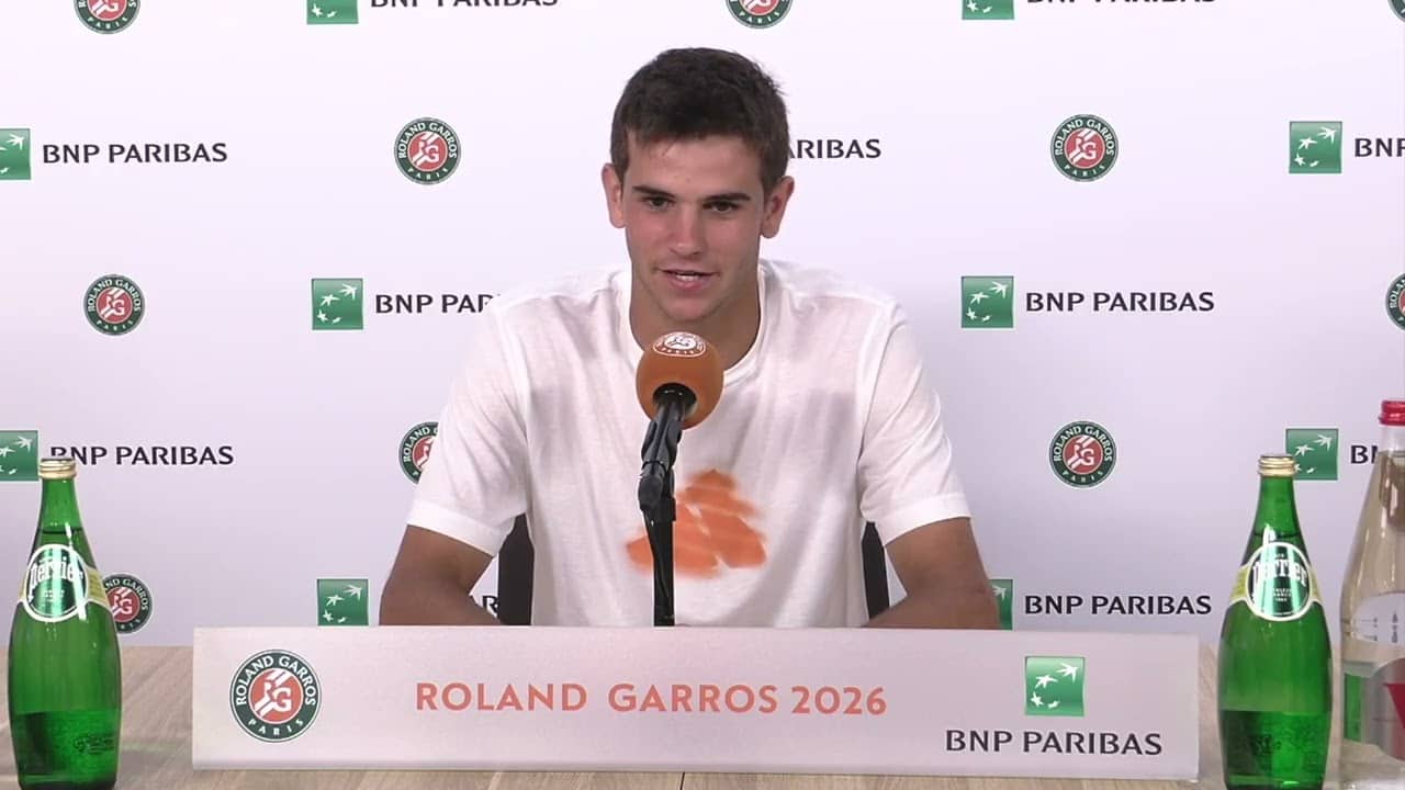 Roland-Garros 2026 - Rafael Jodar : "It's a great year for me..."