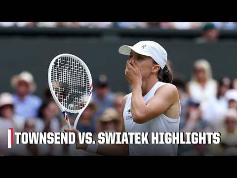 Taylor Townsend vs. Iga Swiatek | Full Highlights | 2026 Wimbledon