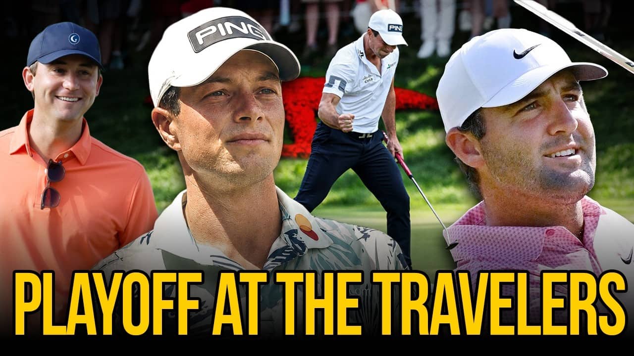 Smylie’s “Airport Ride Rapid Reax” To Viktor Hovland’s Travelers Playoff Win