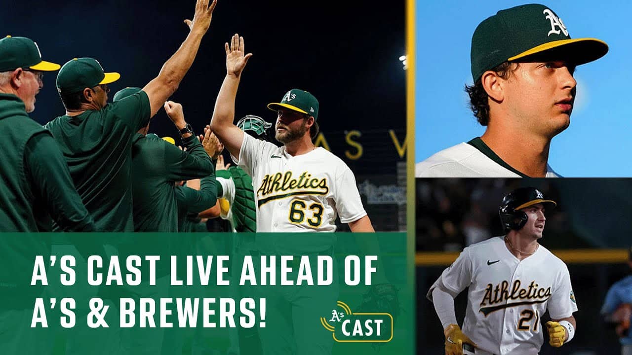 A's Cast Live Ahead of A's & Brewers from Las Vegas!| Nick Kurtz, Jason Giambi & David Forst Join!