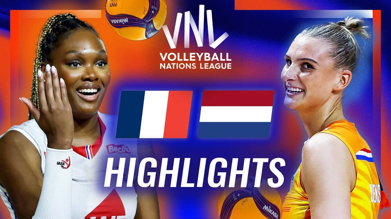 France 🇫🇷 vs. Netherlands 🇳🇱 - Highlights | Week 3 | Women's VNL 2026