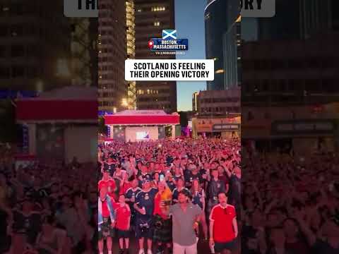 Scotland ROARS at Boston's FIFA Fan Fest 🏴󠁧󠁢󠁳󠁣󠁴󠁿