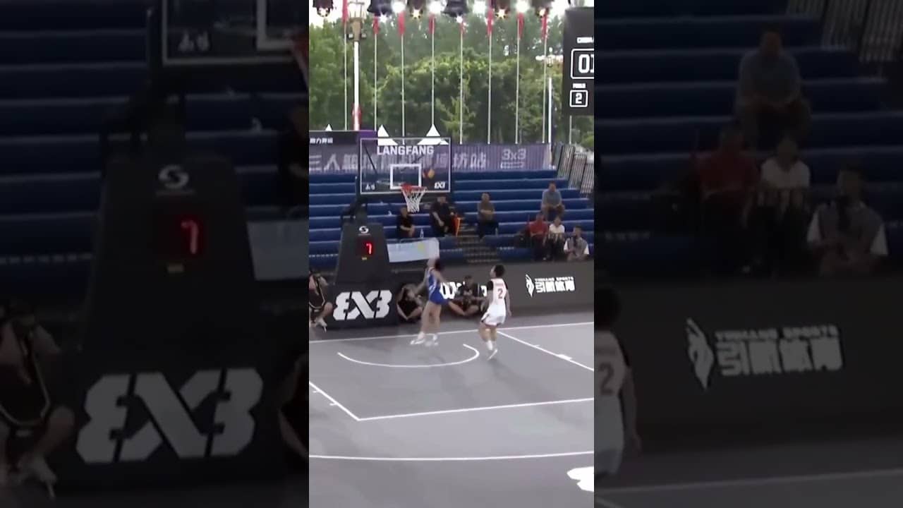 Kaye Pingol got away with one? 👀 Via: FIBA3x3 #3x3basketball