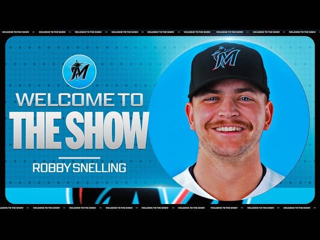 MLB's No. 32 prospect Robby Snelling is set to start for the Marlins tonight! 🐟 (MiLB Highlights)
