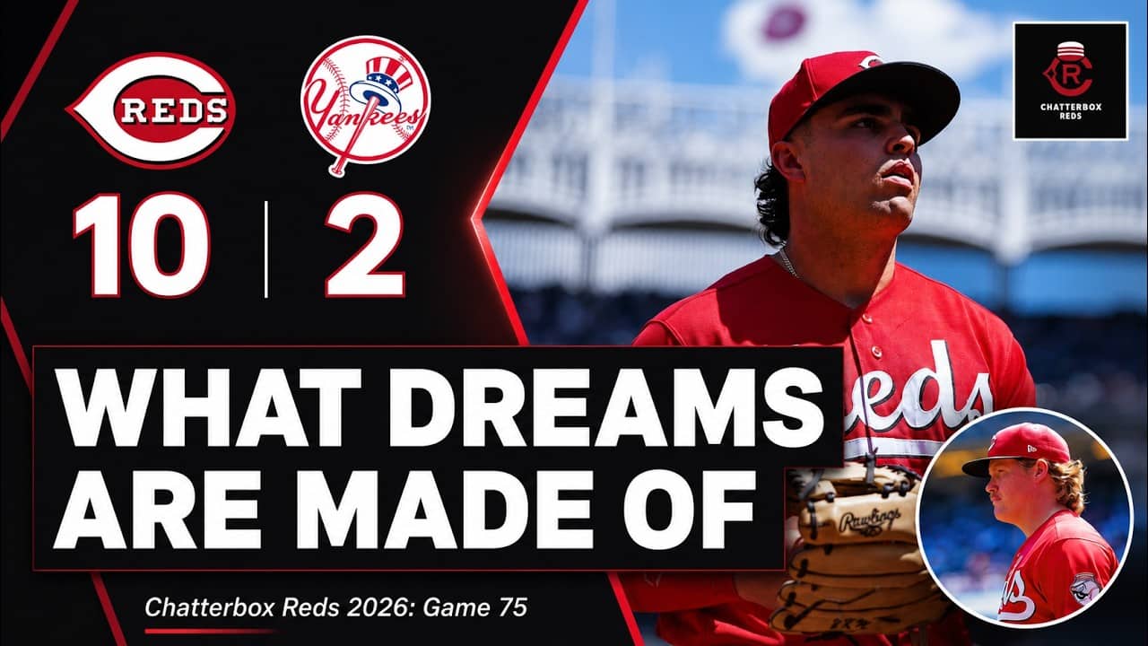 SAL STEWART SLUGS 6 RBI as Cincinnati Reds Rout New York Yankees | Podcast, Highlights, Breakdown