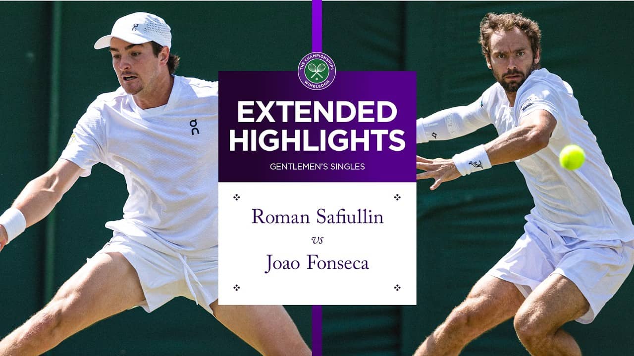 STUNNING victory! | Roman Safiullin v Joao Fonseca | Extended Highlights | Wimbledon 2026