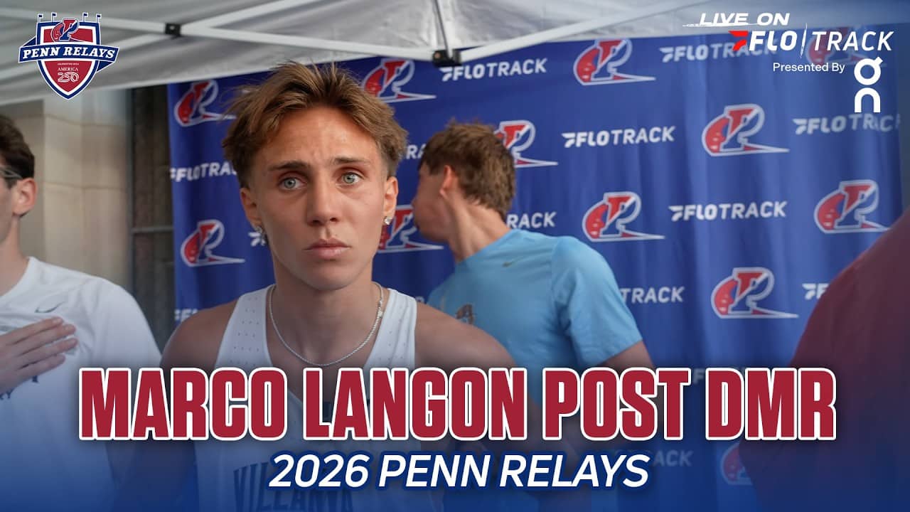 Marco Langon Expresses Disappointment After DMR | Penn Relays 2026