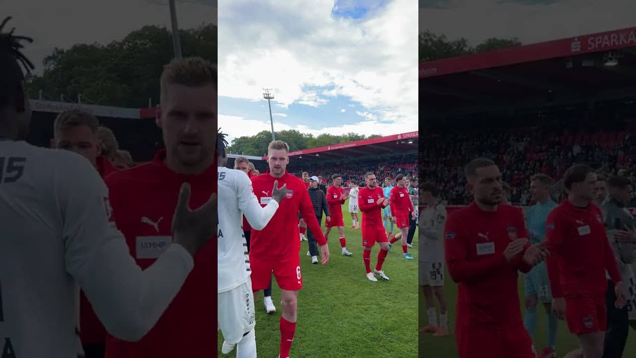 Riesen Respekt, 1. FC Heidenheim.  Was für eine Aufholjagd. 👏