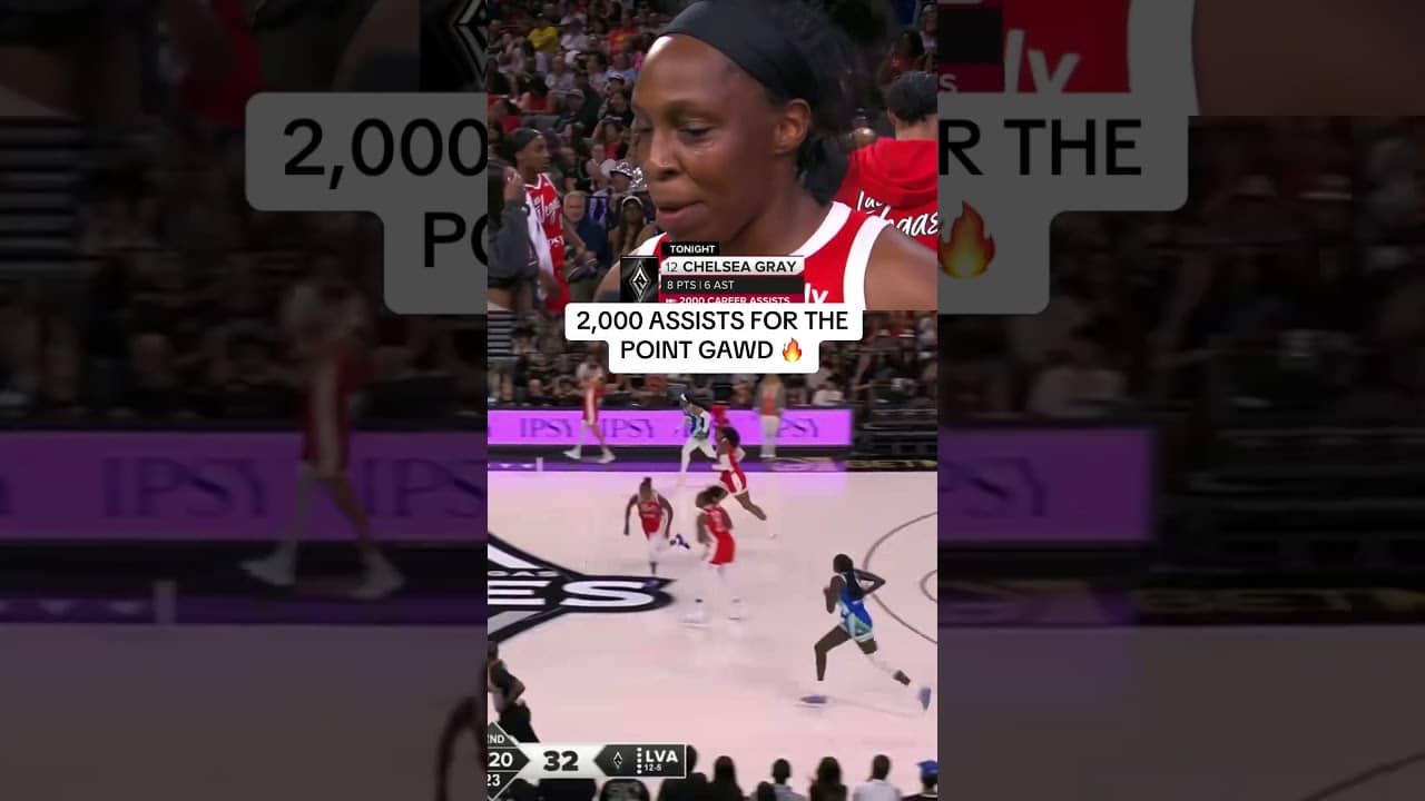 Chelsea Gray is just the sixth player in WNBA history to reach 2K assists 👏