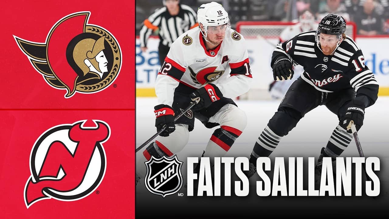 Sénateurs vs Devils 12/04/26 | Faits saillants