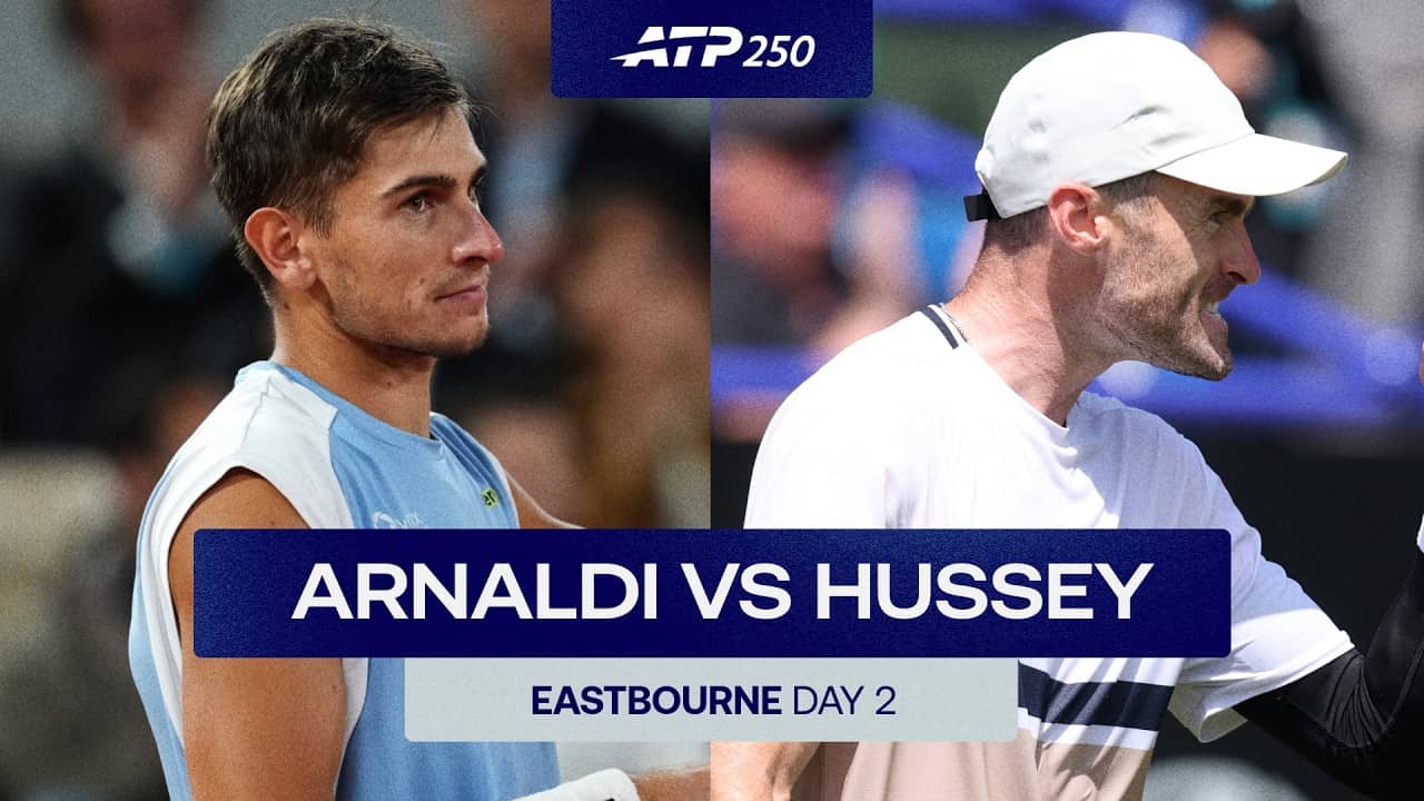 Matteo Arnaldi vs. Giles Hussey Highlights | Eastbourne 2026 R1