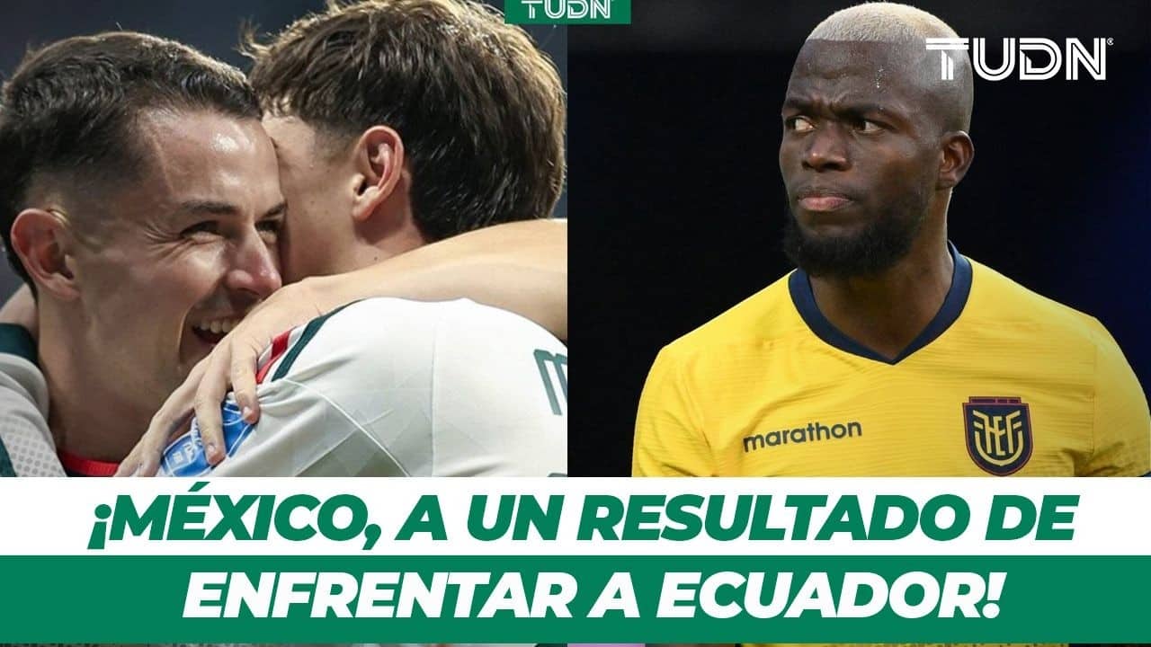🚨 ¡México está a un resultado de enfrentar a Ecuador! | TUDN