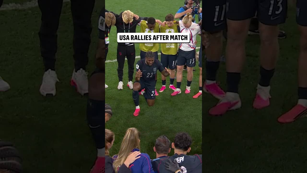 'Take Me Home, Country Roads' plays after the USMNT's final group stage match vs Türkiye