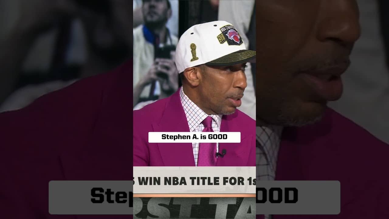 Stephen A.'s best moment in sports happened over the weekend