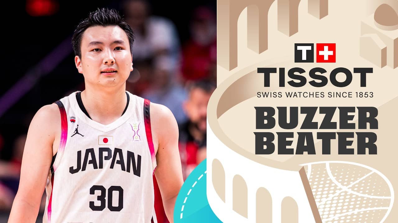 Keisei Tominaga 🇯🇵 | 🚨 TISSOT Buzzer Beater | FIBA Basketball World Cup 2027 Asia Qualifiers