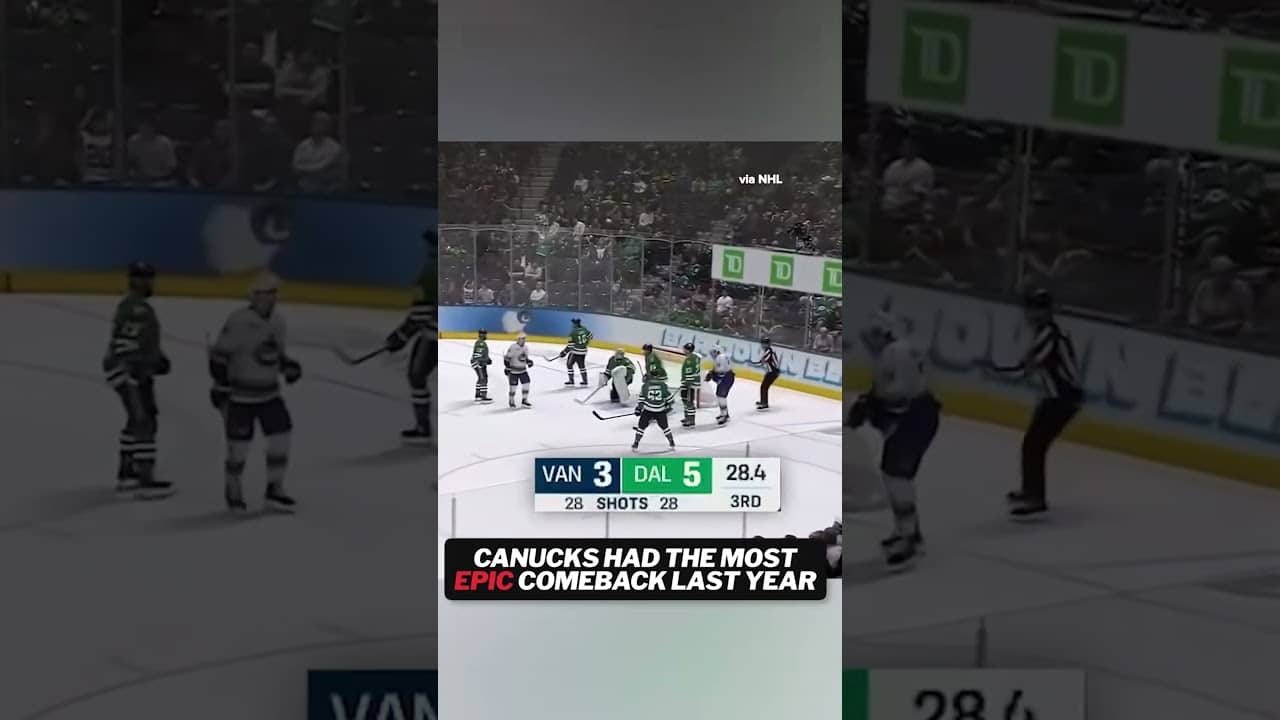 SOMEHOW the Canucks won this game last year #nhl