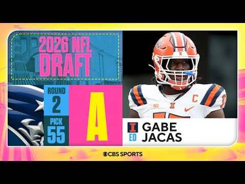 Patriots select Gabe Jacas in Second Round | 2026 NFL Draft Grades & Reaction