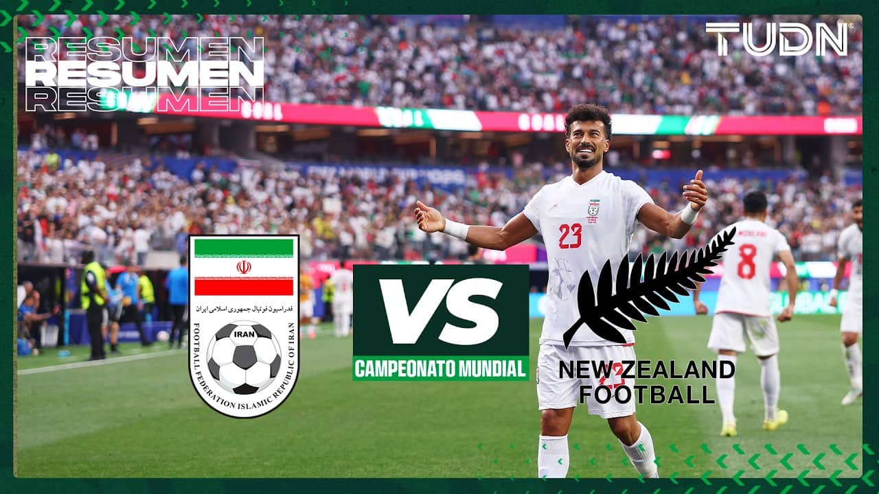 ¡Irán y Nueva Zelanda empatan 2-2 en un partido lleno de emociones! | TUDN