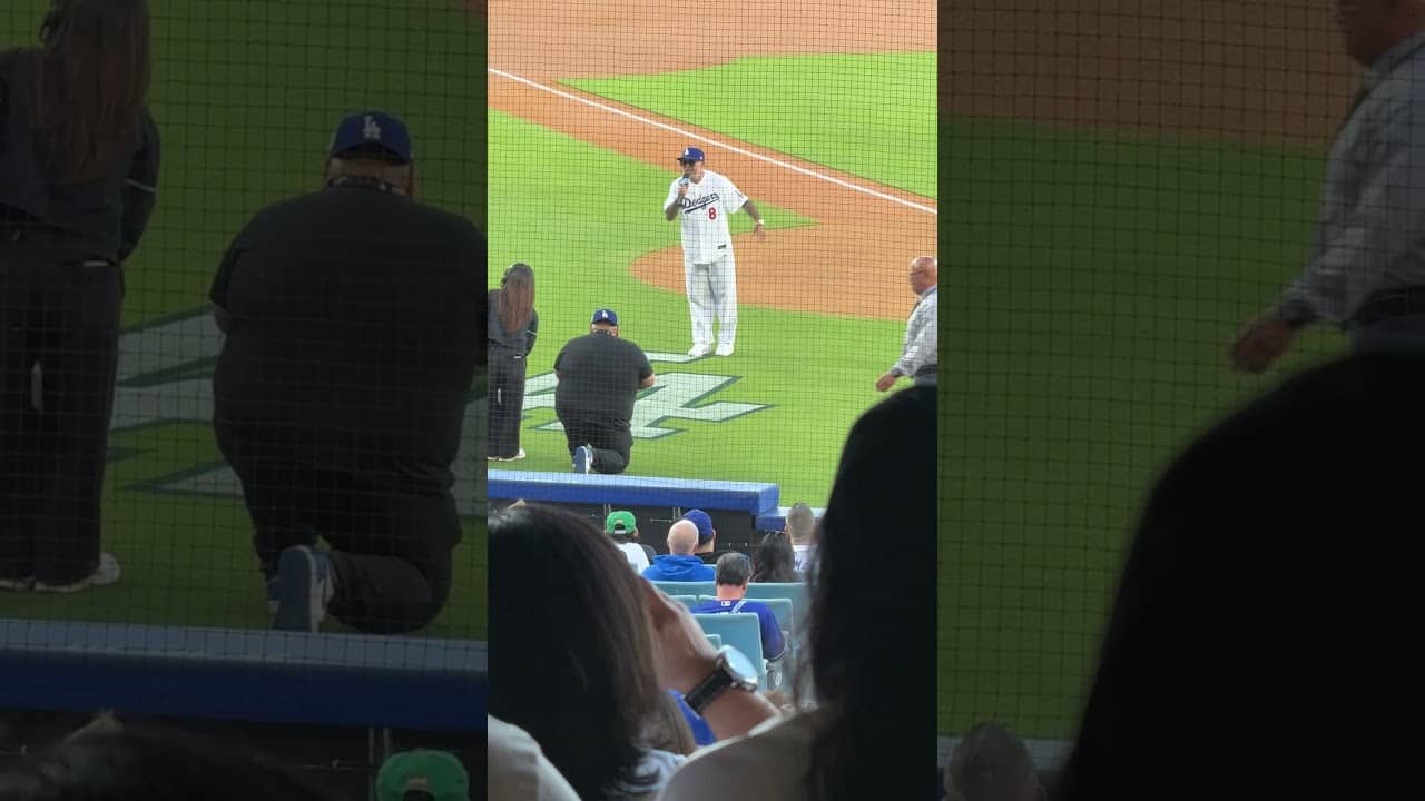 Jo Koy with ITFDB at Dodger Stadium