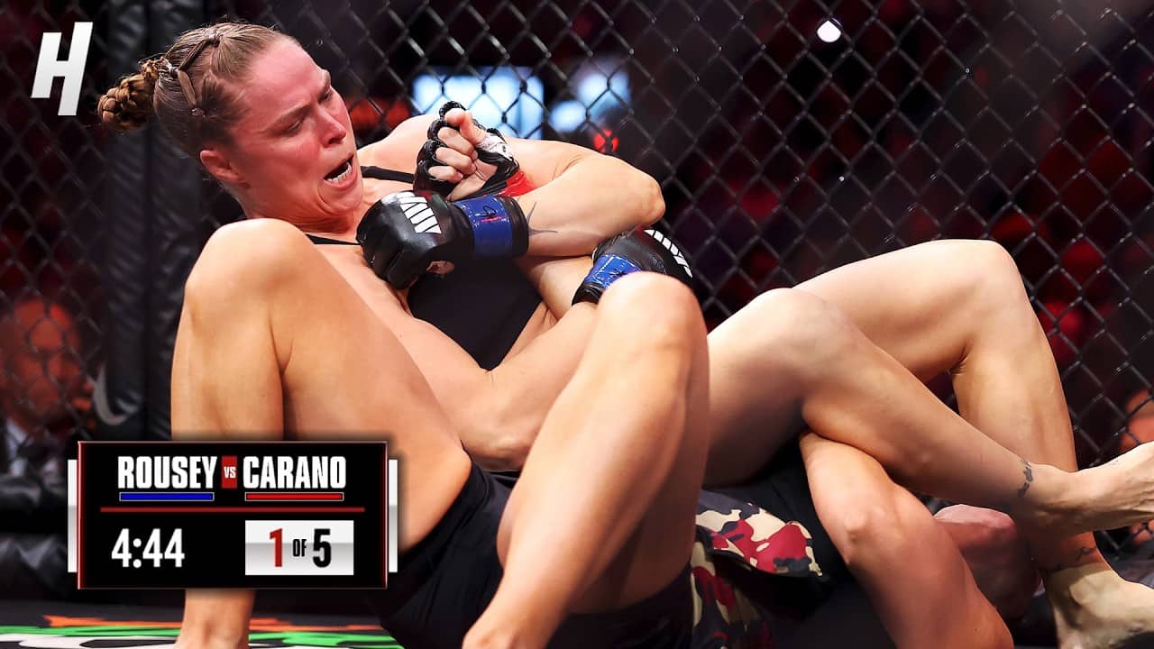 Ronda Rousey vs Gina Carano FULL FIGHT HIGHLIGHTS  😱🔥