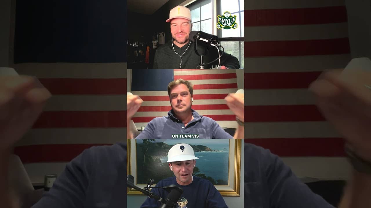 Keith Mitchell on proper visor placement: #golf #pgatour #smylieshow