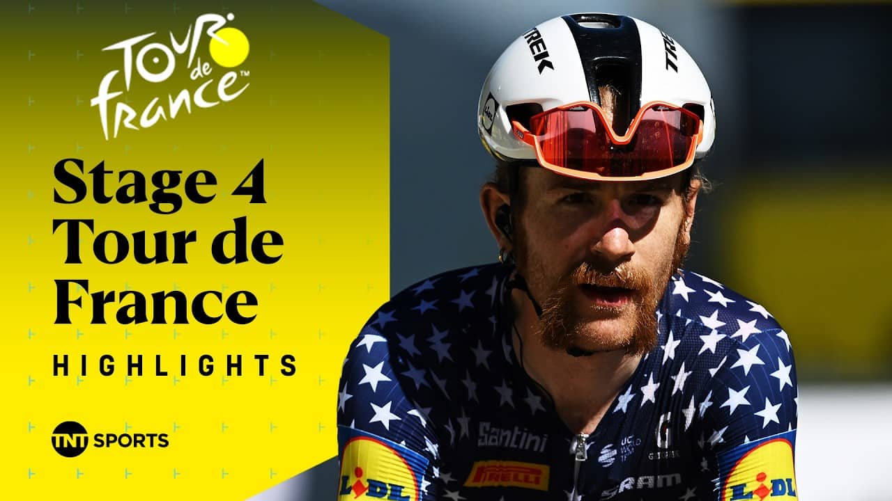 WORTH THE WAIT! 💨 | Men's Tour de France Stage 4 Race Highlights | TNT Sports Cycling