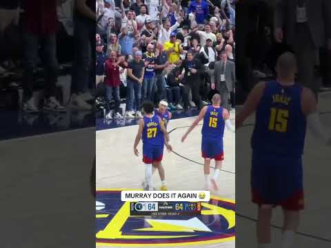 Jamal Murray from halfcourt is an AUTOMATIC GREEN 😭