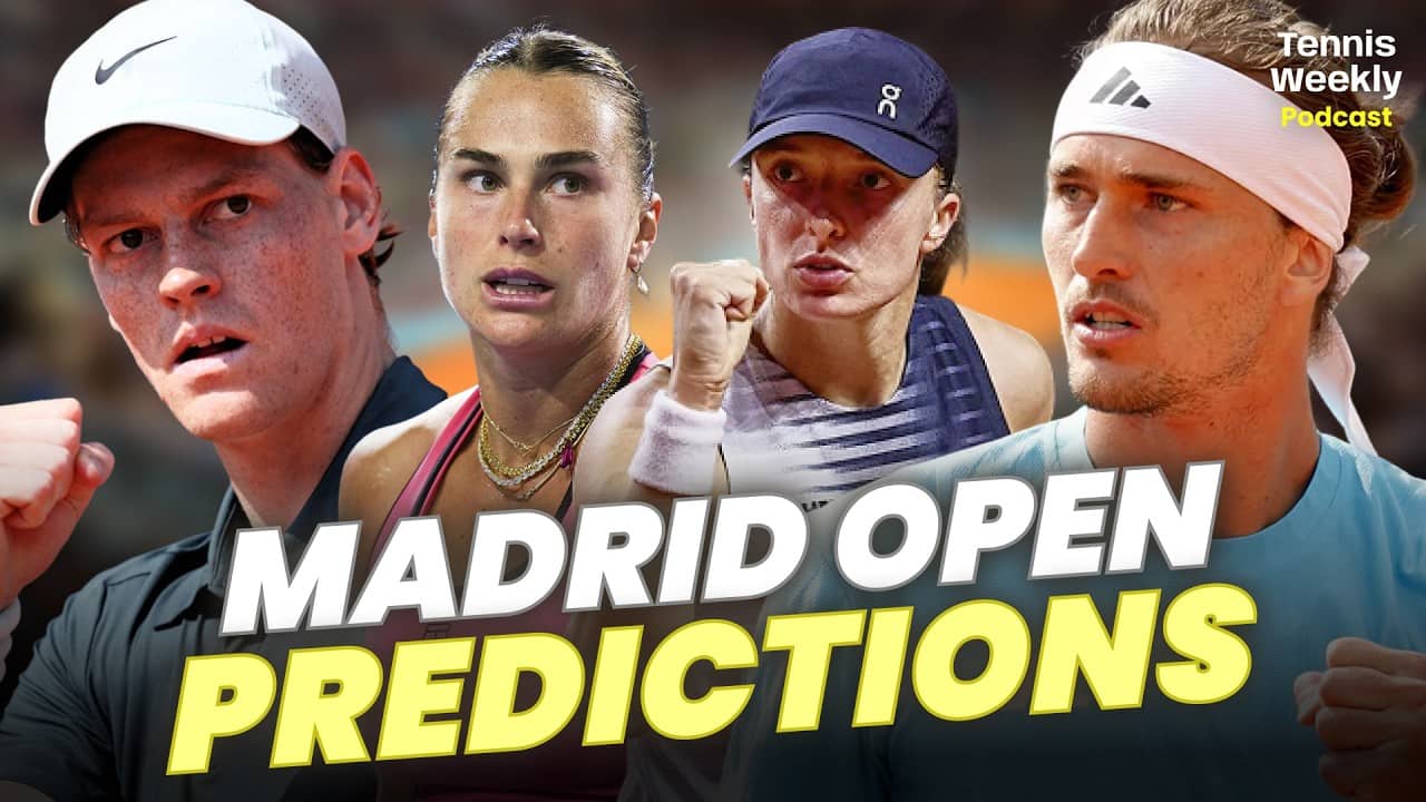 Will Sinner make it FIVE in a row? Can Swiatek win on CLAY again? | Mutua Madrid Open Predictions