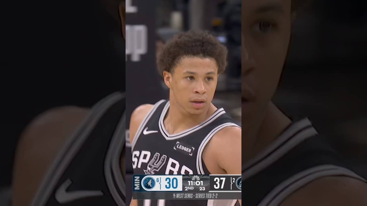 CARTER FOR THREE 🏹 #CarterBryant #Spurs #NBA