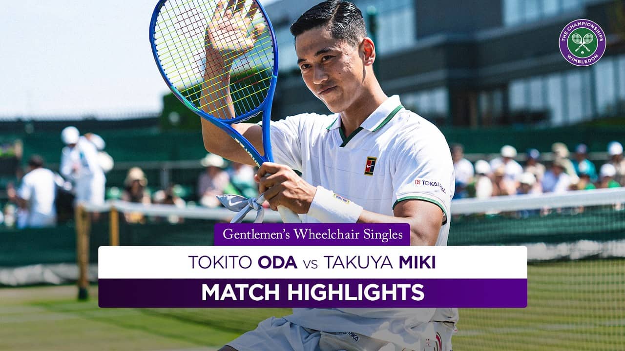 PERFECT from the reigning champion 👌 | Tokito Oda vs Takuya Miki | Highlights | Wimbledon 2026