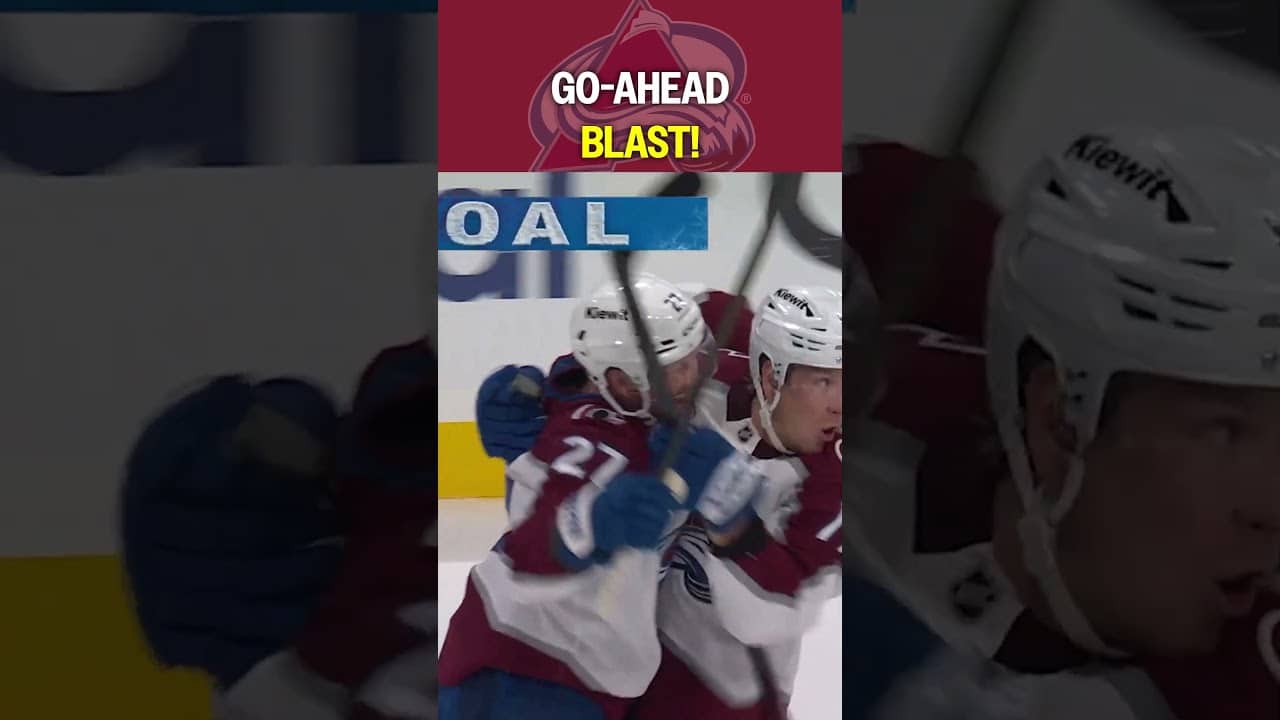 Parker Kelly gives the Avs the lead LATE! 🎯🎯🎯