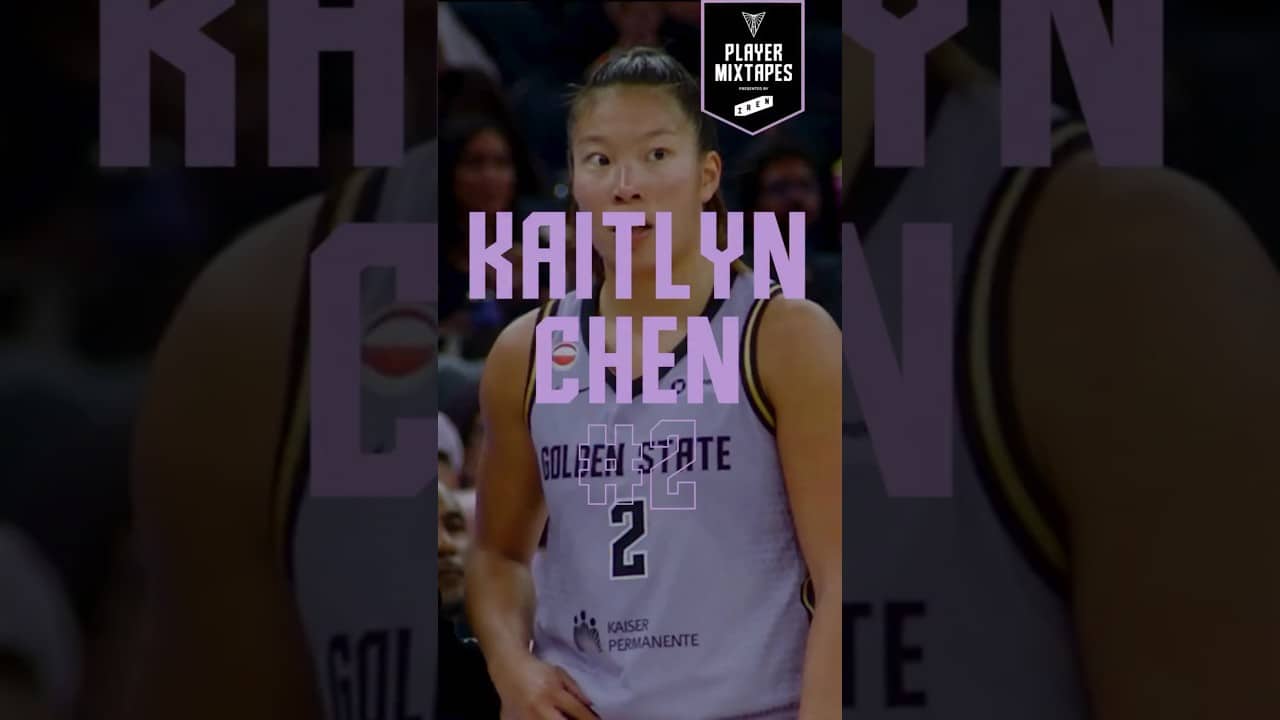 Bank Stayed Open & Kaitlyn Chen Cashed In 💰⚔️🔥 #wnba #goldenstatevalkyries #shorts #kaitlynchen