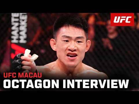 Song Yadong Octagon Interview | UFC Macau