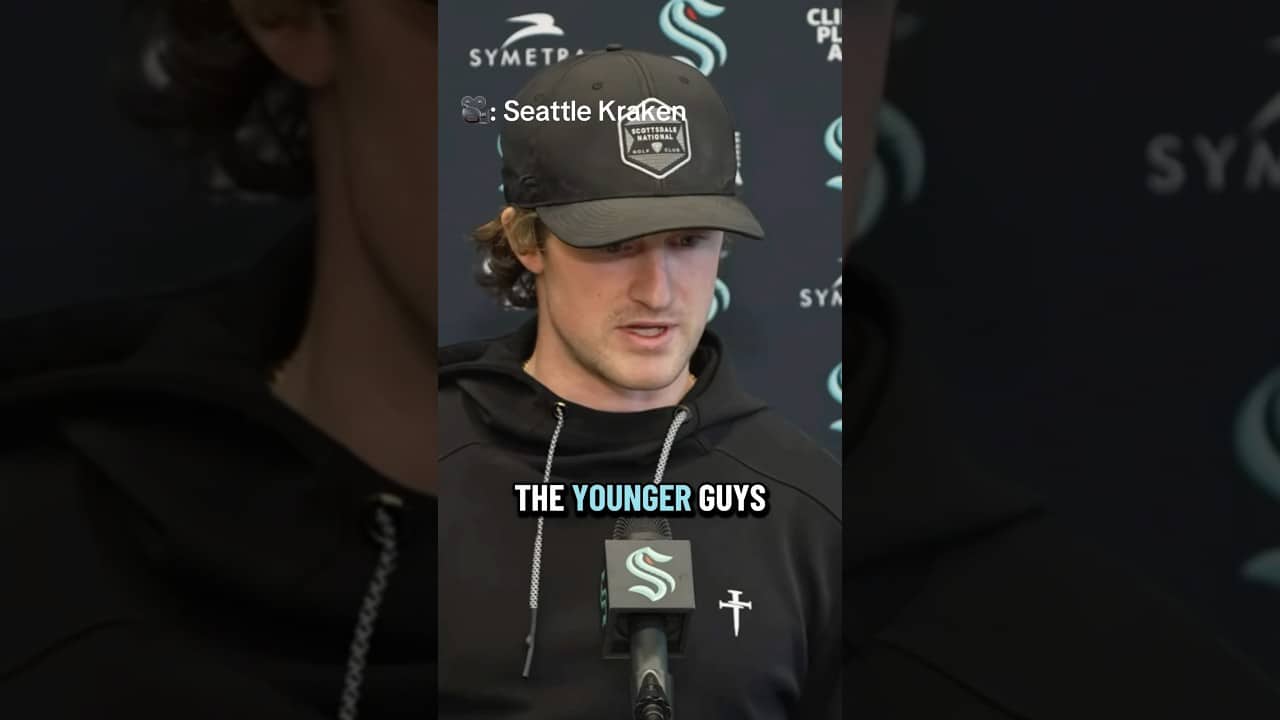 Could Jared McCann have been referencing Shane Wright? #seakraken  #nhl *This is all speculation*