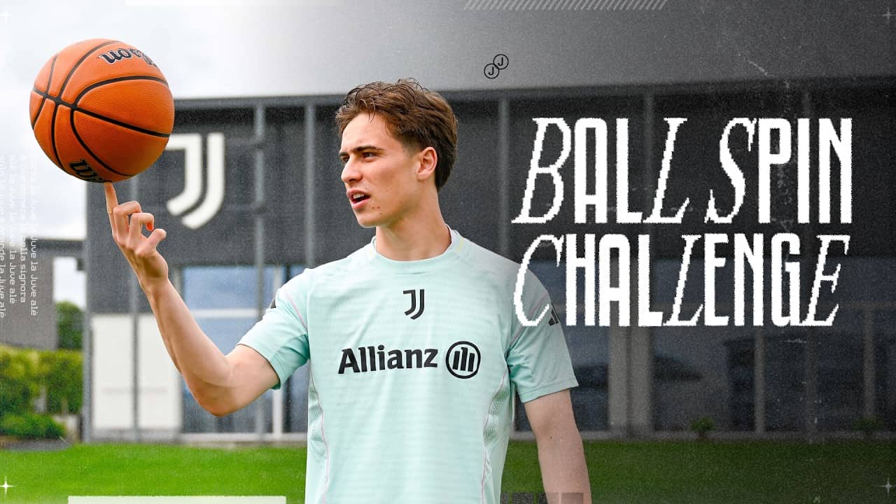 NBA VIBES AT TRAINING! 🏀 | Juventus Ball Spin Challenge 🌪️