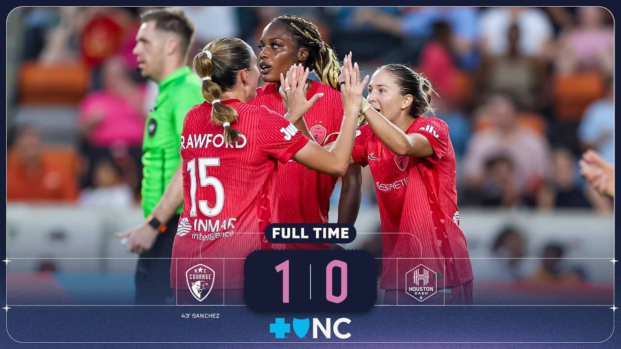 NC Courage at Houston Dash Match Highlights 4/25/26
