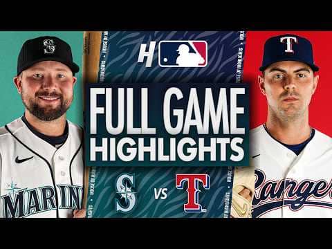 Seattle Mariners vs Texas Rangers - FULL GAME HIGHLIGHTS 🔥 April 8, 2026 MLB Season