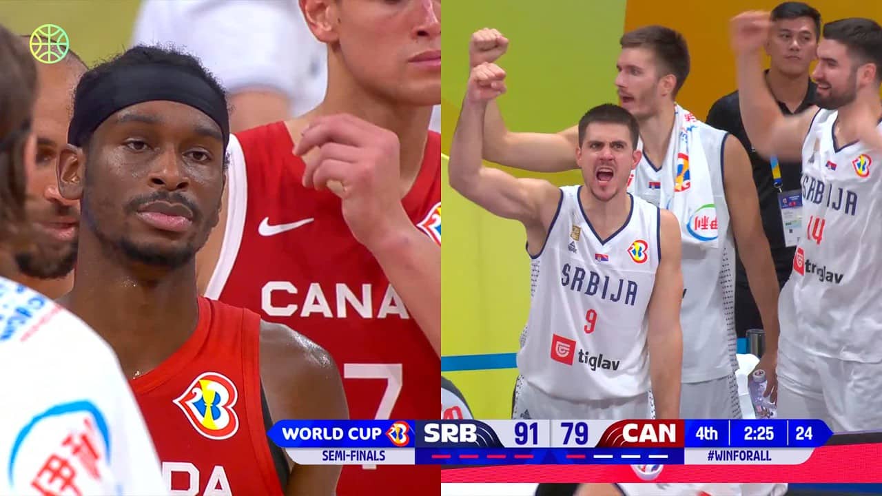 Serbia KNOCK OUT STACKED Canada | FIBA World Cup