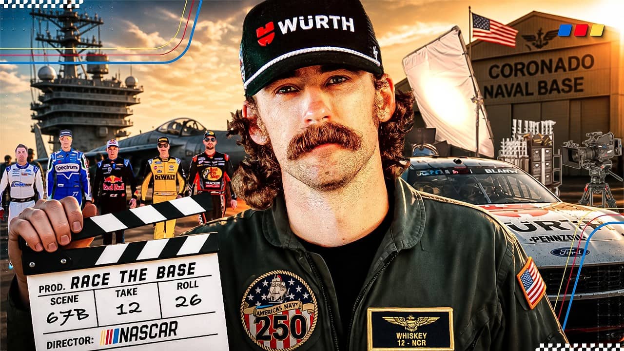 Behind the Scenes of our EPIC Navy Action Movie! | NASCAR