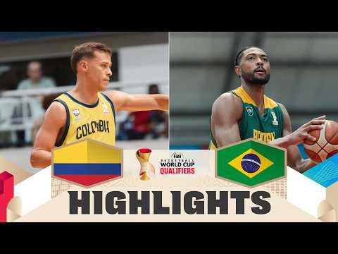 Colombia 🇨🇴 v Brazil 🇧🇷 | Highlights | FIBA Basketball World Cup 2027 Americas Qualifiers