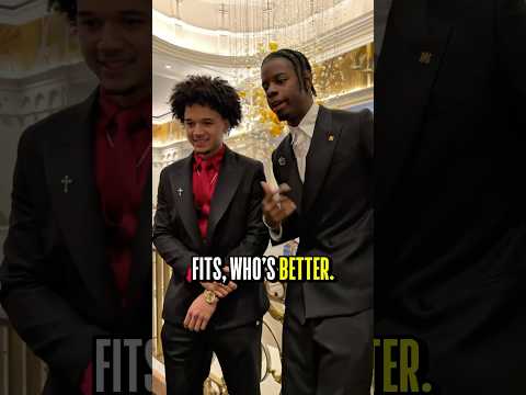 Caleb Wilson & Brayden Burries want people to rate their fits 😂