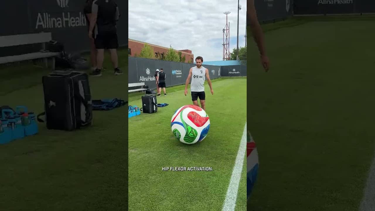 MNUFC Takes on the Big Adidas Soccer Ball