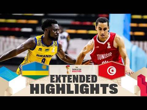 Rwanda 🇷🇼 v Tunisia 🇹🇳 | Extended Highlights | FIBA Basketball World Cup 2027 African Qualifiers