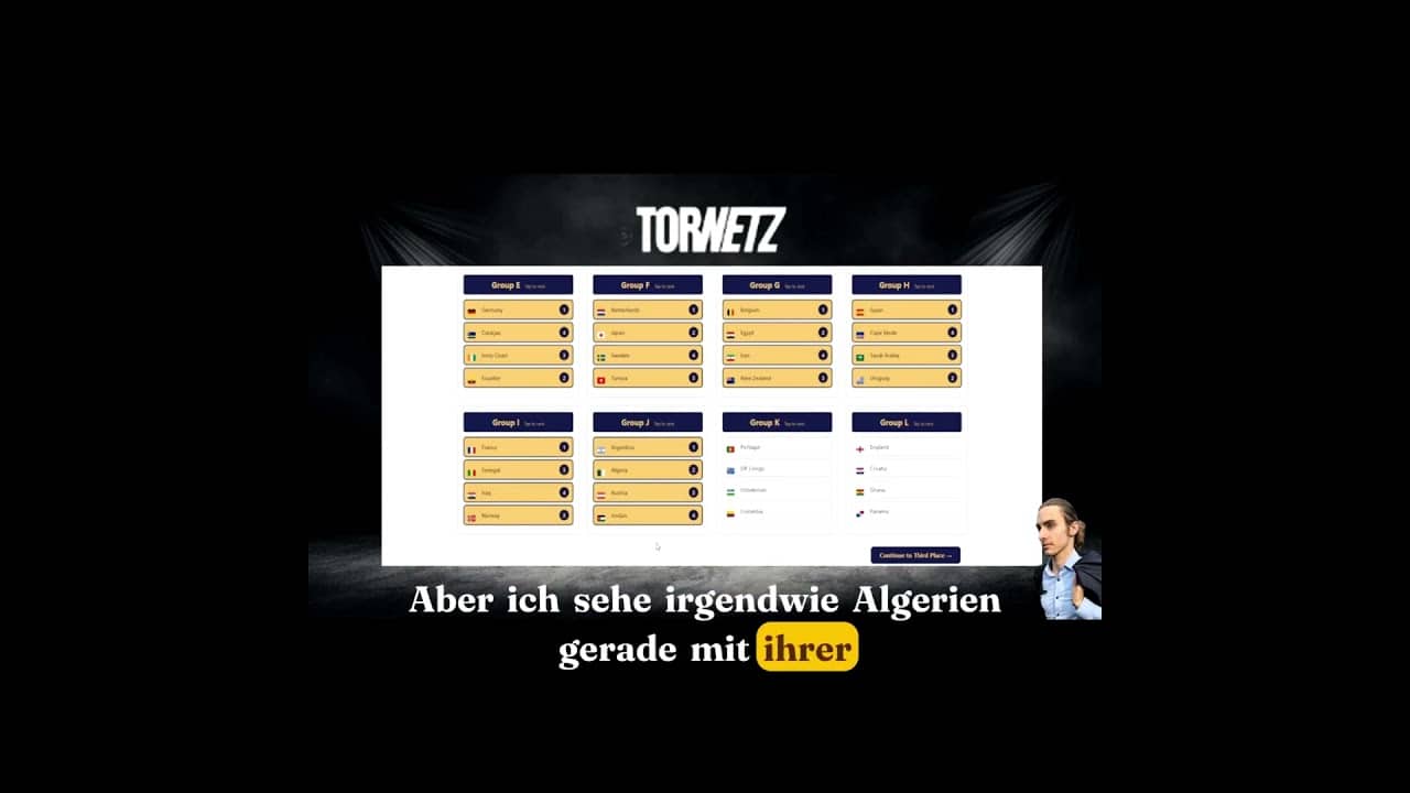 DOme´s TorNetz - WM-Tipps (Heute: Gruppe J) #wc26